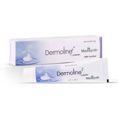 Dermoline Plus Cream (Combo Pack of 2- 20g Each)