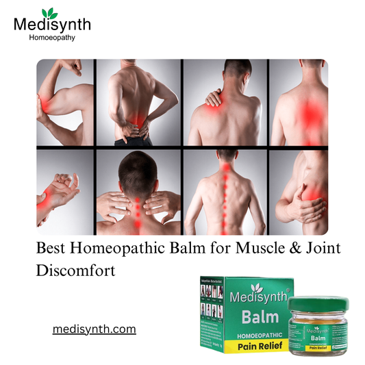 Best Homeopathic Balm for Muscle & Joint Discomfort