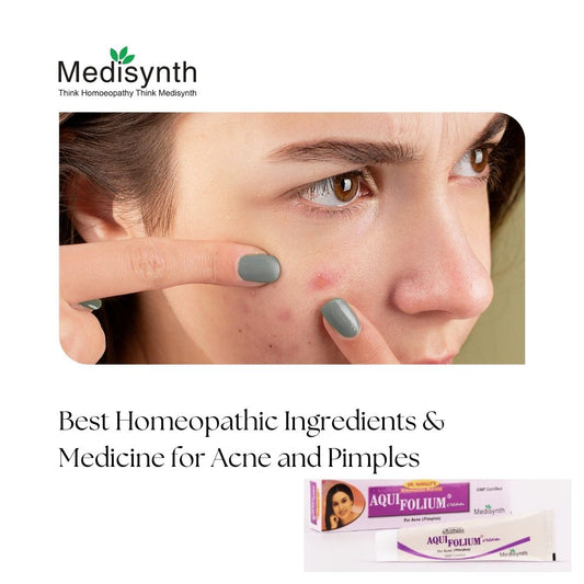 Best Homeopathic Ingredients & Medicine for Acne and Pimples