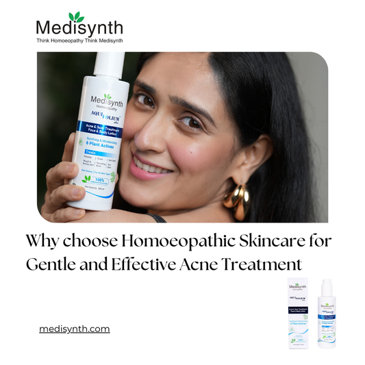 Why choose Homoeopathic Skincare for Gentle and Effective Acne Treatment