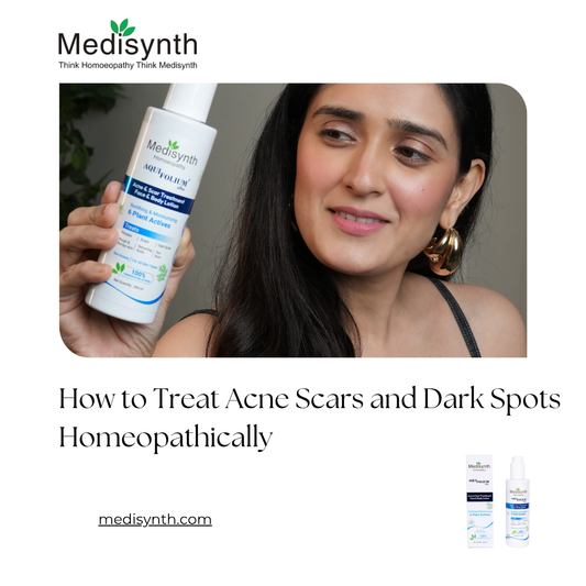 How to Treat Acne Scars and Dark Spots Homeopathically