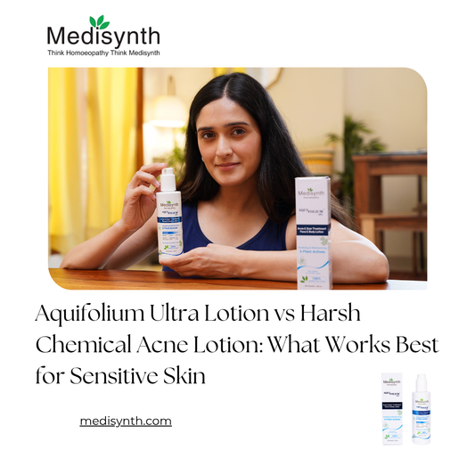 Aquifolium Ultra Lotion vs Harsh Chemical Acne Lotion: What Works Best for Sensitive Skin