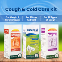 Cough and Cold Care Kit (Nasaltone Oral Drops, Kofgan Drops, & Kofeez Cough Syrup)