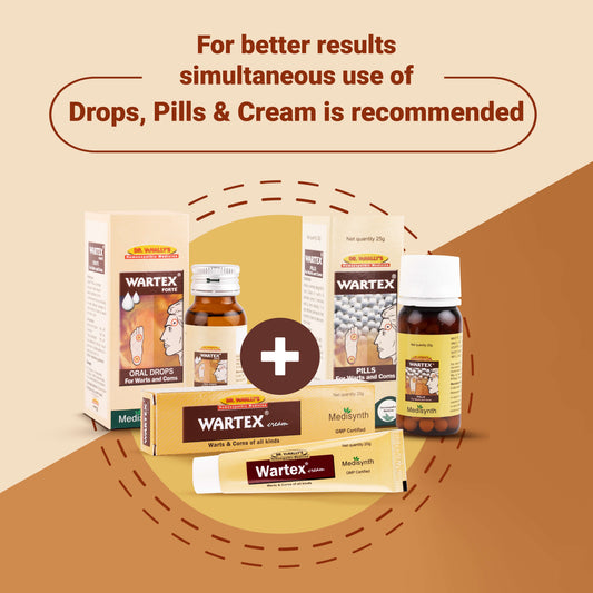 Wartex Pills (Combo Pack of 2- 25g Each)