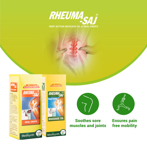 Rheumasaj Combo Pack | Relief for Joint Stiffness, Muscular Pain, and Aches