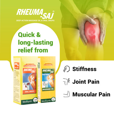 Rheumasaj Combo Pack | Relief for Joint Stiffness, Muscular Pain, and Aches