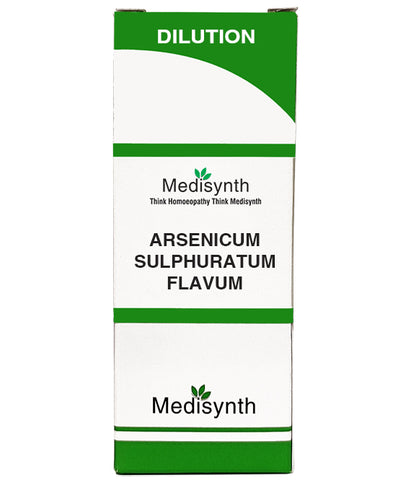ARSENICUM SULPHURATUM FLAVUM - Dilutions
