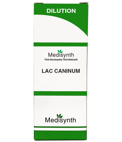 LAC CANINUM - Dilutions