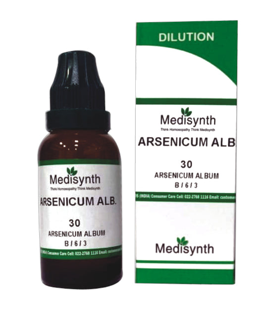 ARSENICUM ALBUM - Dilutions